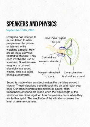 Speakers and Physics preview